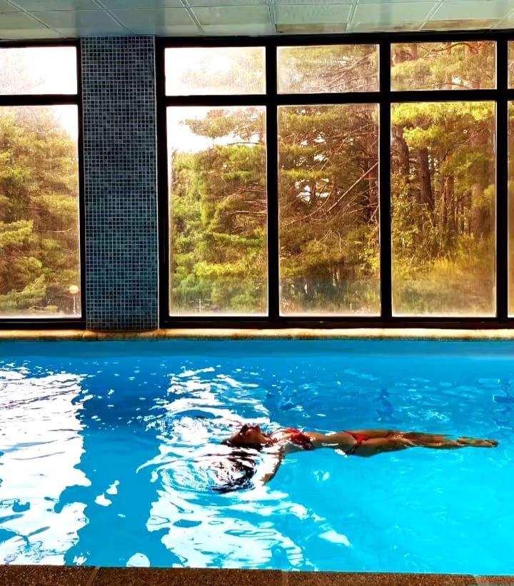 Ferienwohnung "Ecologico Con Piscina Climatizada" En La Pinilla Riaza Exterior foto